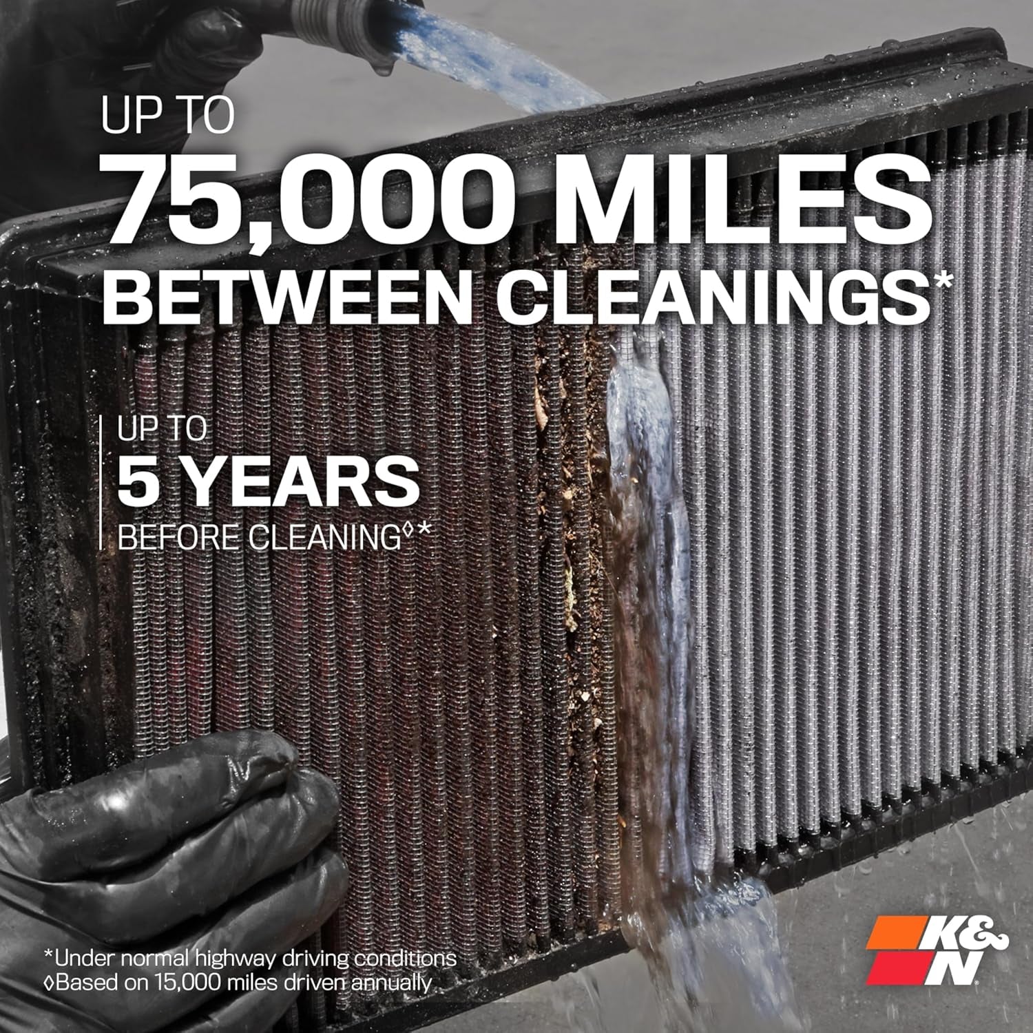 High-Flow Original Lifetime Engine Air Filter: Increase Power: Premium, Washable: Compatible with 2022-2026 Acura/Honda: MDX, Passport, Pilot, 33-5117