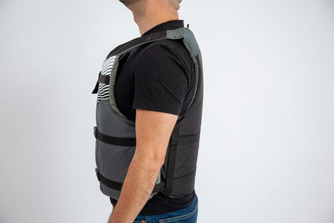 Universal Fit Adult Life Jacket PFD (4 Pack) US Coast Guard Approved, Life Vest for Men and Women 90+ Lbs, Lightweight Neoprene & Adjustable, Ideal for Boating, Kayaking & Water Sports.