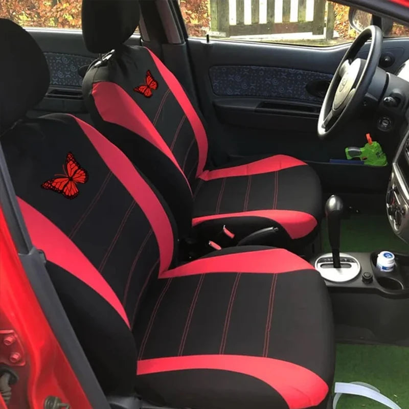 Butterfly Car Seat Covers Universal Car Seat Cover Car Seat Protection SUV Seat Protecto Covers Women Car Interior Accessories
