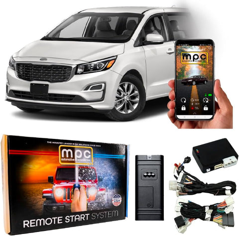 Remote Start Kit Compatible with Kia Sedona 2015-2021 || Phone App Control || Plug and Play || Lock 3X to Start || USA Tech Support