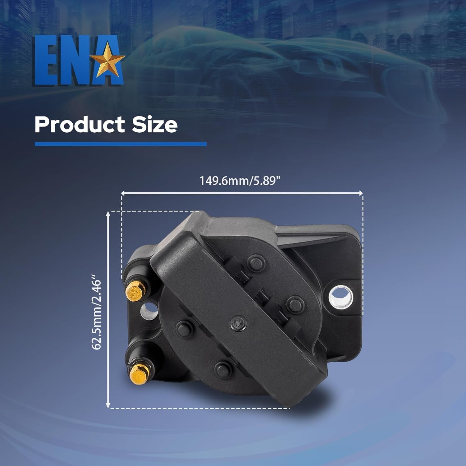 Set of 3 Ignition Coil Pack Compatible with Buick Cadillac Chevy Oldsmobile Pontiac Malibu Passport Allure Camaro Impala 88 98 Bonneville Grand Prix Firebird 3.8L V6 Replace# C849 DR39 5C1058 D555