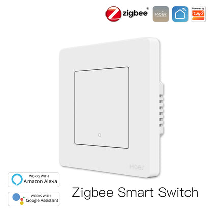 New Star Ring Tuya Smart Zigbee3.0 Push Button Switch/Scene Switch Smart Life APP Remote Control Work with Alexa Google