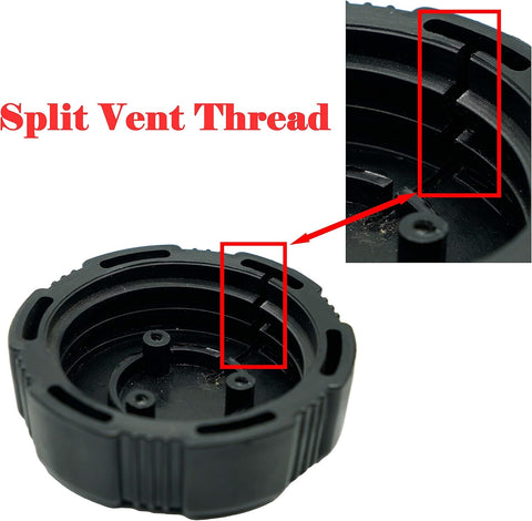 Vent Go Kart Thread Gas Cap for Coleman KT196, Hammerhead GTS 150 150Cc, Screw on Gas Lid Trailmaster Blazer MID XRX 150Cc, 200Cc 196Cc 212Cc Go Kart Twist on Fuel Tank Lid
