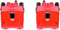 S4858 Rear Pair of High-Temp Red Powder Coated Calipers for 2004 2005 2006 2007 2008 2009 2010 2011 Ford F150 [6 Lug or 7 Lug] | 2006 2007 2008 Lincoln Mark LT