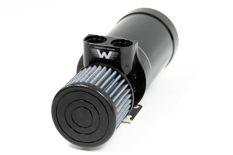 Top Loader Billet Internally Baffled Oil Catch Can (Dual 10AN Port)