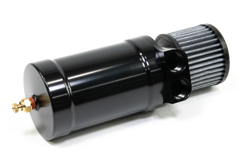 Top Loader Billet Internally Baffled Oil Catch Can (Dual 10AN Port)