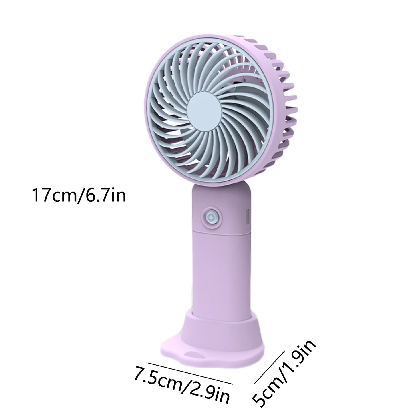 Portable Coolings Fan Personal Mini Air Cooling Fan for Room Air Fans Cooling for Room Mini Desktop Table Cool Fan, for Travel Home Office and Bedroom (Purple)