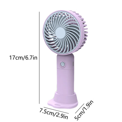 Portable Coolings Fan Personal Mini Air Cooling Fan for Room Air Fans Cooling for Room Mini Desktop Table Cool Fan, for Travel Home Office and Bedroom (Purple)