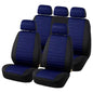 Universal Car Seat Covers Full Set Cloth Set for Most Sedans Vans Suvs Trucks Car Seat Protector Front and Rear Back Seat Covers