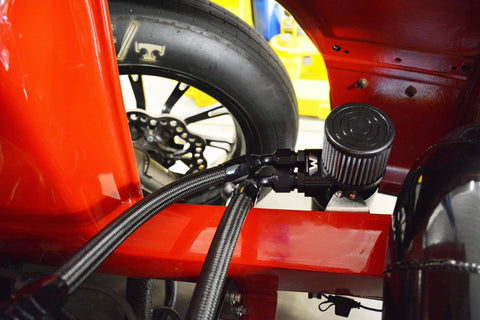 Top Loader Billet Internally Baffled Oil Catch Can (Dual 10AN Port)