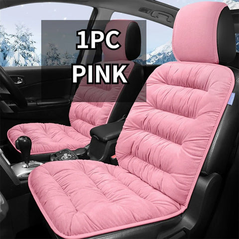 Car Seat Covers Car Front Plush Seat Cushion Comfortable Protection Pad Winter Warm Car Seat Cushion Car Accessories