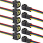 4 Pin Waterproof Connector,Waterproof Electrical Car Auto Wire Connector,16Awg Male Female Quick Disconnect Wire Connectors for Car Truck Motorcycle Marine Boat(5Pack)