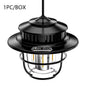 Retro Portable Camping Lantern Waterproof Emergency Light Stepless Dimmable Hanging Tent Lamp for Outdoor Hiking
