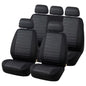 Universal Car Seat Covers Full Set Cloth Set for Most Sedans Vans Suvs Trucks Car Seat Protector Front and Rear Back Seat Covers