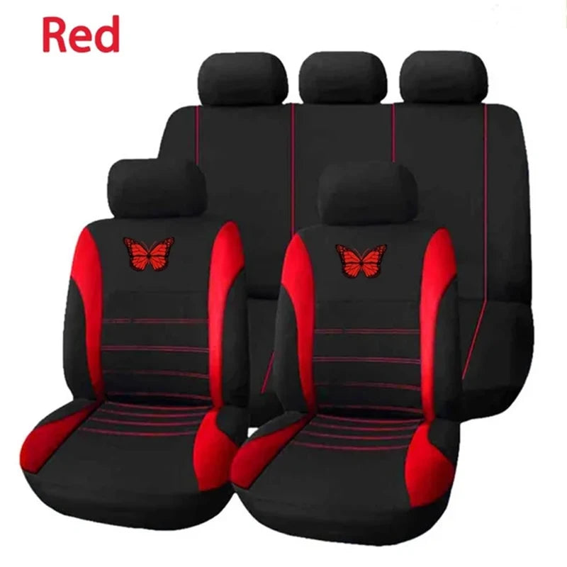Butterfly Car Seat Covers Universal Car Seat Cover Car Seat Protection SUV Seat Protecto Covers Women Car Interior Accessories