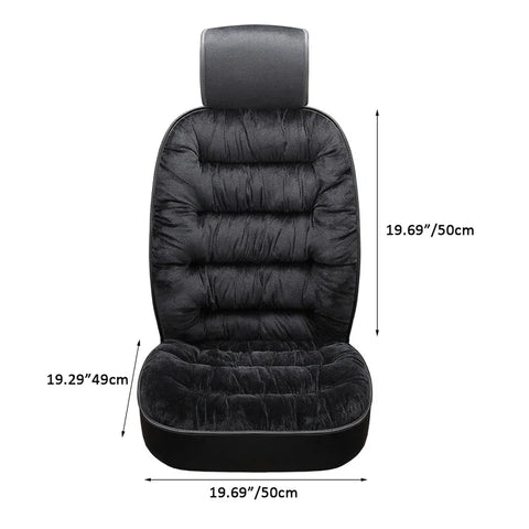 Car Seat Covers Car Front Plush Seat Cushion Comfortable Protection Pad Winter Warm Car Seat Cushion Car Accessories