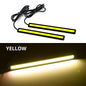 Ultra Thin Bright LED Car COB Daytime Running Lights Superbright Low Cosumption Auto DRL Fog Driving Lamp 12V DRL Lamp Universal