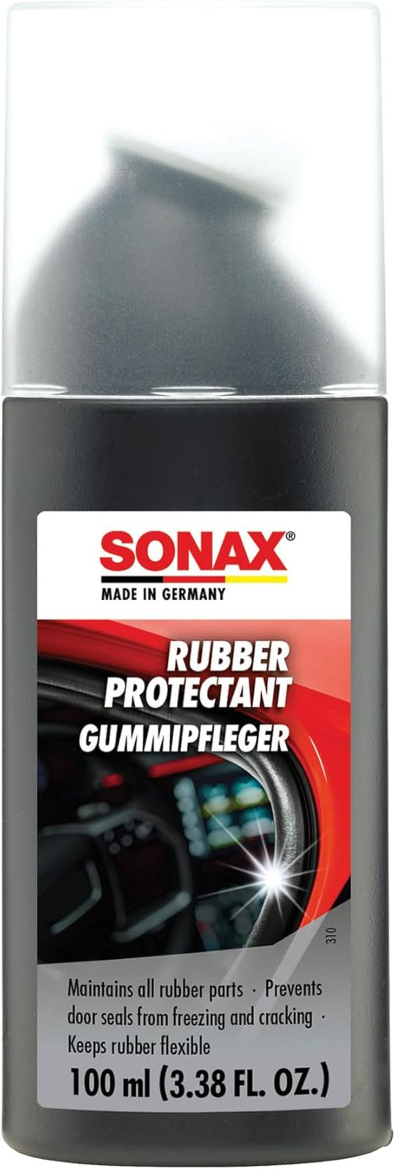 Rubber Protectant | Gummipfleger | Rubber Trim and Seal Conditioner | Prevents Sticking in Winter | Easy Application | Prolongs Rubber Seals | 340100
