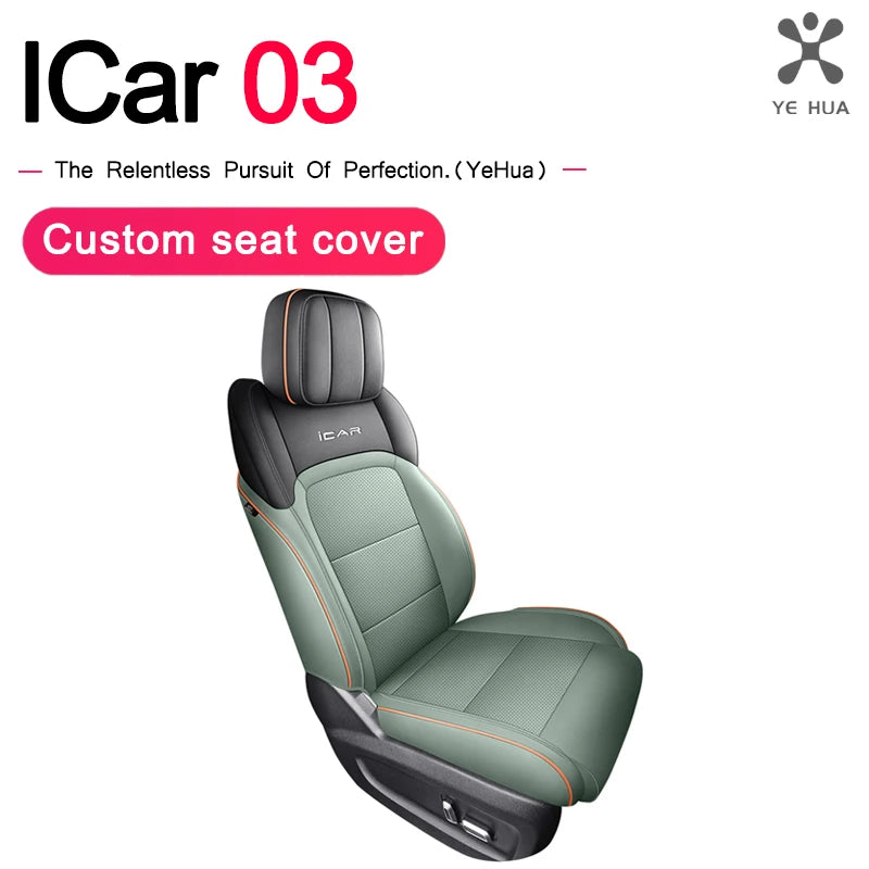 For Chery Icar 03 Jaeco 6 J6 EV 2023 2024 Ventilation Seat Cover Automotive Parts Automotive Modification Parts