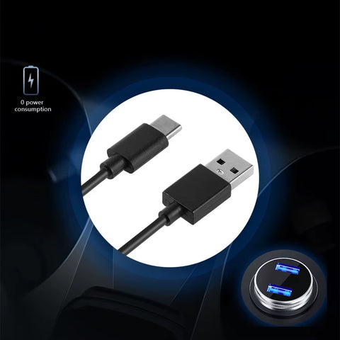 High Definition Auto Electronics HUD Projector 5V USB Head-Up Display Cable Plug Car GPS HD Speedometer LED Digital Display