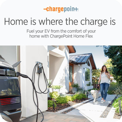 Homeflex Level 2 EV Charger J1772, Hardwired for Electric Car - Fast Smart Battery Power Charging at Home for Electric Automobile Vehicles