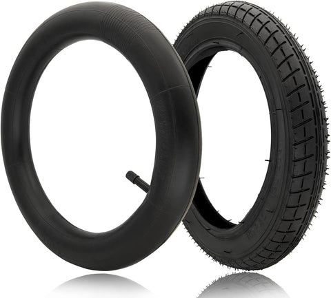 12 1/2 X2 1/4 Tire and Tube Set, 12.5 X 2.25 Bike Tire Compatible for Razor Pocket Mod Dirt Bike Currie Schwinn GT IZIP Ezip MX125 Dirt Rocket, Replacement Kids Bike Tires 12.5 X 2.25