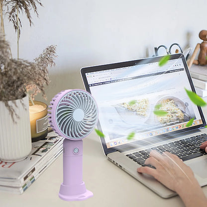 Portable Coolings Fan Personal Mini Air Cooling Fan for Room Air Fans Cooling for Room Mini Desktop Table Cool Fan, for Travel Home Office and Bedroom (Purple)