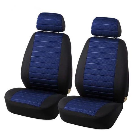 Universal Car Seat Covers Full Set Cloth Set for Most Sedans Vans Suvs Trucks Car Seat Protector Front and Rear Back Seat Covers