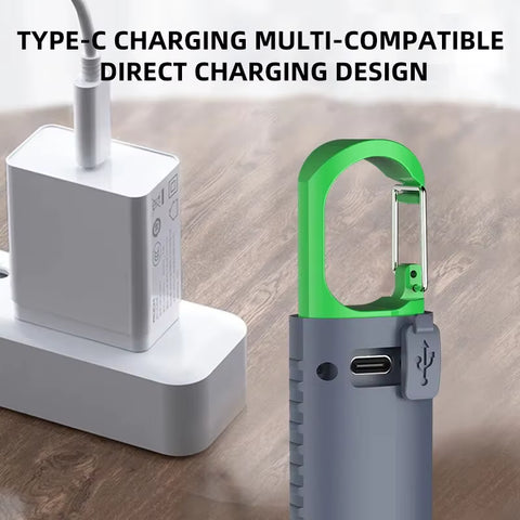 Mini Convenient High Power LED Flashlight Camping Flashlight, 3Ledand Side Lights Telescopiczoom Waterproof Light, Lampshade