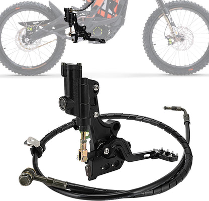 Motorcycle Hydraulic Foot Brake Pedal Lever Kit CNC for Surron Sur Ron Light Bee X/S/LBX Segway X260 X160 Electric Dirt Bike Ebike