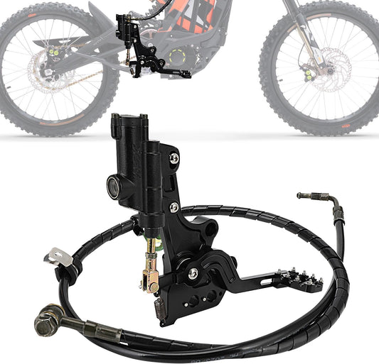Motorcycle Hydraulic Foot Brake Pedal Lever Kit CNC for Surron Sur Ron Light Bee X/S/LBX Segway X260 X160 Electric Dirt Bike Ebike