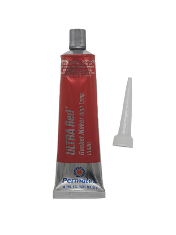 81630 Ultra Red High Temperature Gasket Maker, 3 Oz
