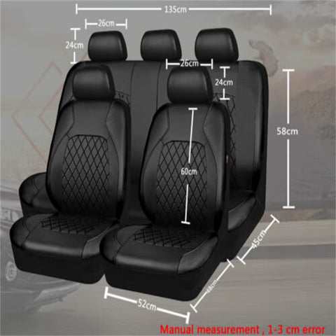 New Car Universal PU Leather Seat Protector Waterproof Universal Full Surround Seat Protector Car Interior Accessories