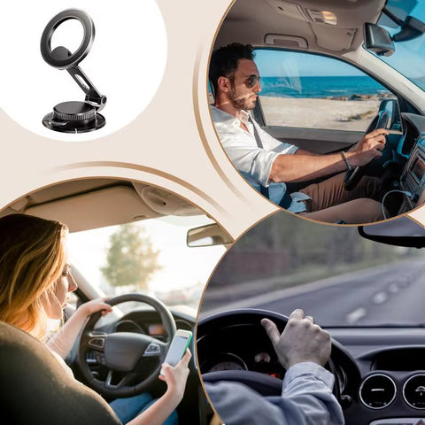 Magnetic Phone Holder for Car Dashboard Holder Magnetic Car Phone Mount Automotive Organizer 360 Degree Adjustable Smartphones