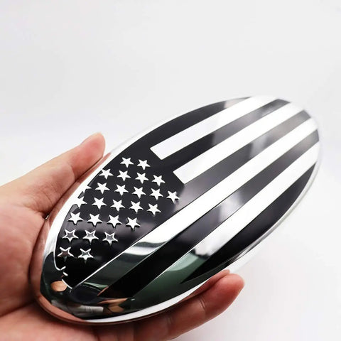 American Flag Grille and Tailgate Emblem Set for Ford F150 F250 - Show Your Patriotism and Style on the Road