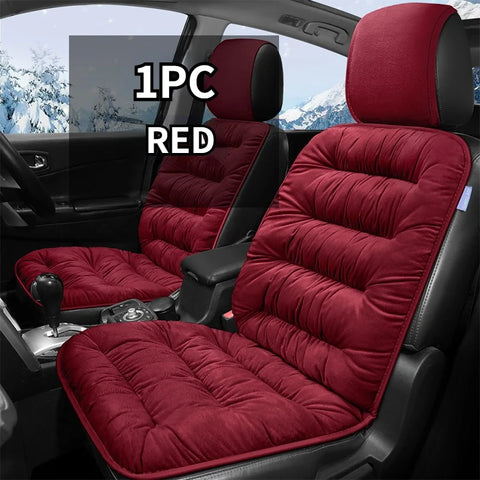 Car Seat Covers Car Front Plush Seat Cushion Comfortable Protection Pad Winter Warm Car Seat Cushion Car Accessories