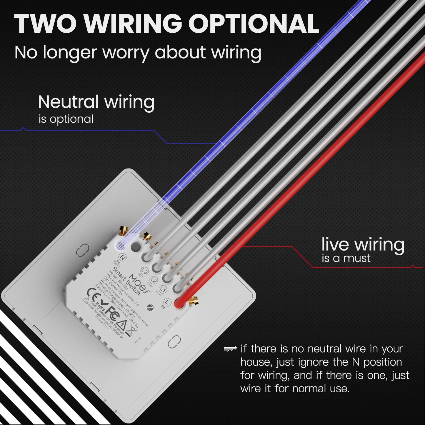 New Star Ring Tuya Smart Zigbee3.0 Push Button Switch/Scene Switch Smart Life APP Remote Control Work with Alexa Google