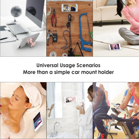 1-Pack Universal Magnetic Car Mount Stand-Foldable 360 Rotation Dashboard Phone Holder TIKA