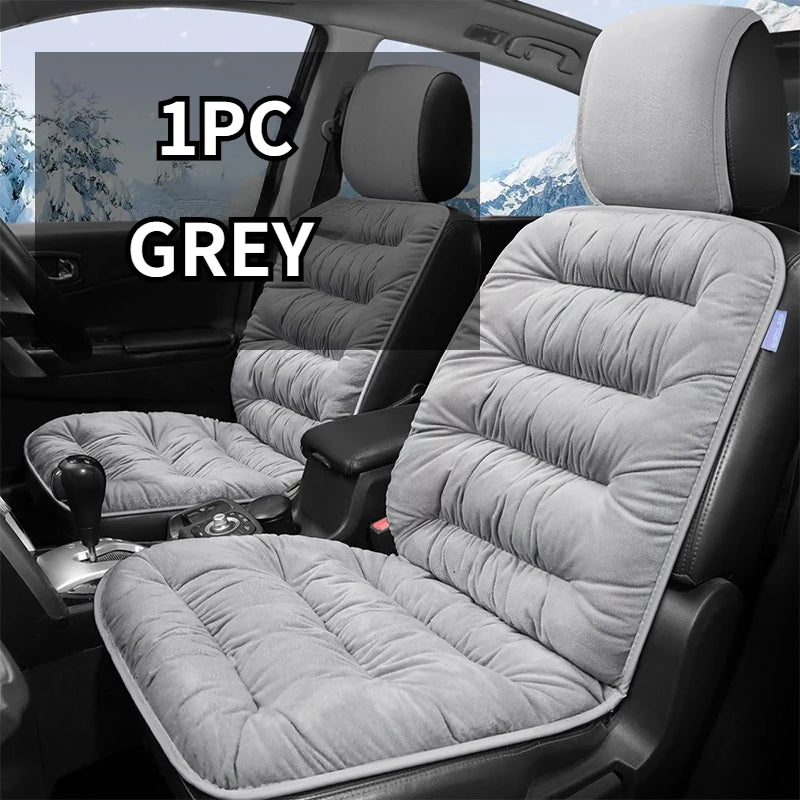 Car Seat Covers Car Front Plush Seat Cushion Comfortable Protection Pad Winter Warm Car Seat Cushion Car Accessories